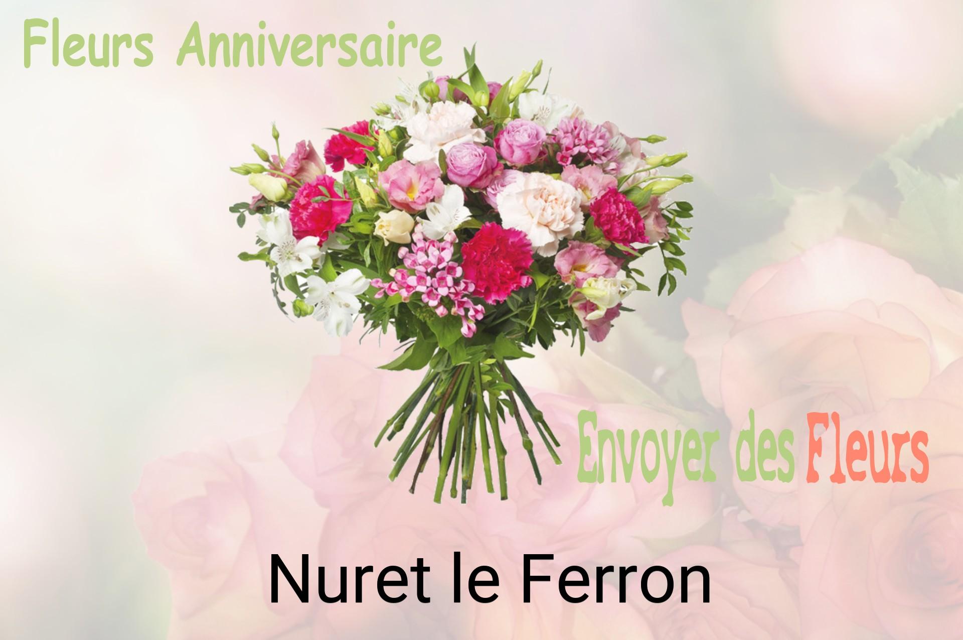 Bouquet de fleurs d’anniversaire livré à Nuret-le-Ferron